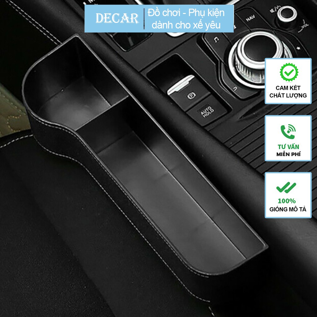 Khay để đồ khe ghế ô tô, khay đựng đồ đa năng đựng chai nước, điện thoại thông minh cho oto xe hơi |