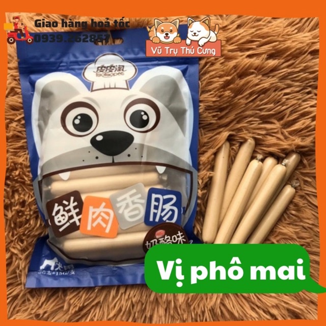 [Mã PET50K giảm Giảm 10% - Tối đa 50K đơn từ 250K] Xúc xích cho thú cưng Taotaopet, bịch 30 cây