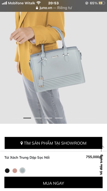 Túi Juno để vừa giấy. A4