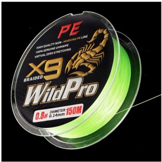Dây dù câu cá PE Lure X9 WildPro dài 150m