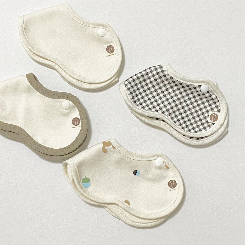 Yếm Vải Cotton Organic Bunnie Blossom Hàn Quốc