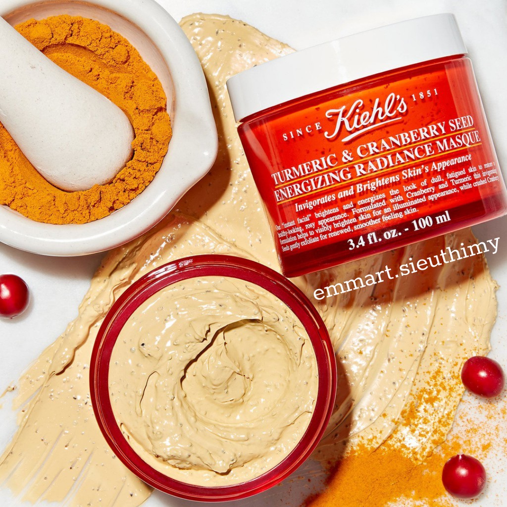 Mặt nạ Kiehl's Turmeric & Cranberry Seed Energizing Radiance Masque