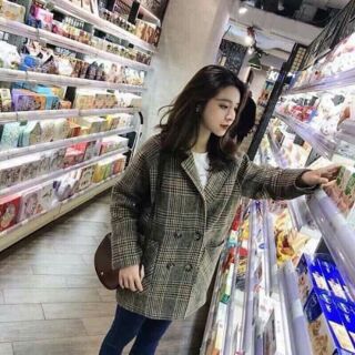 ÁO DẠ KẺ KÈM ẢNH THẬT như