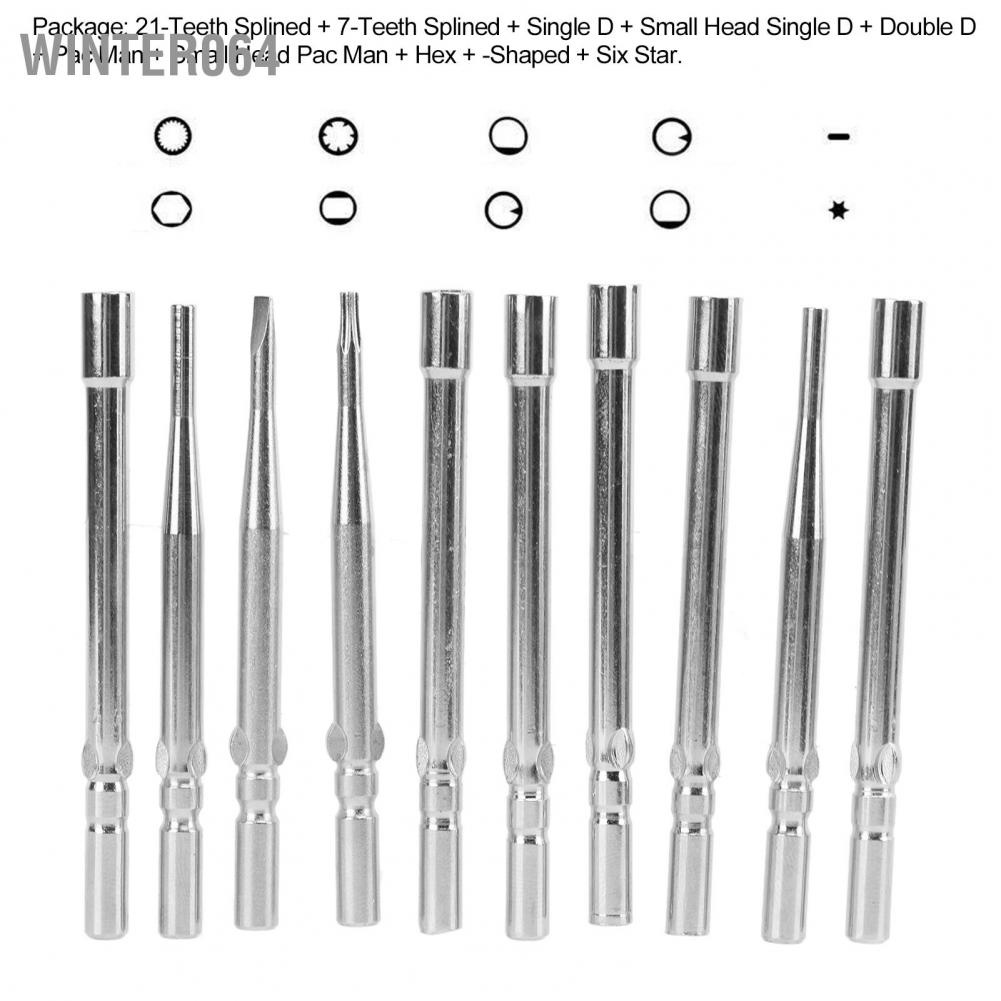 Winter064 11pcs Carburetor Adjustment Tool Carb Screwdriver Kit for Wire Cutter Chain Saw Trimmer