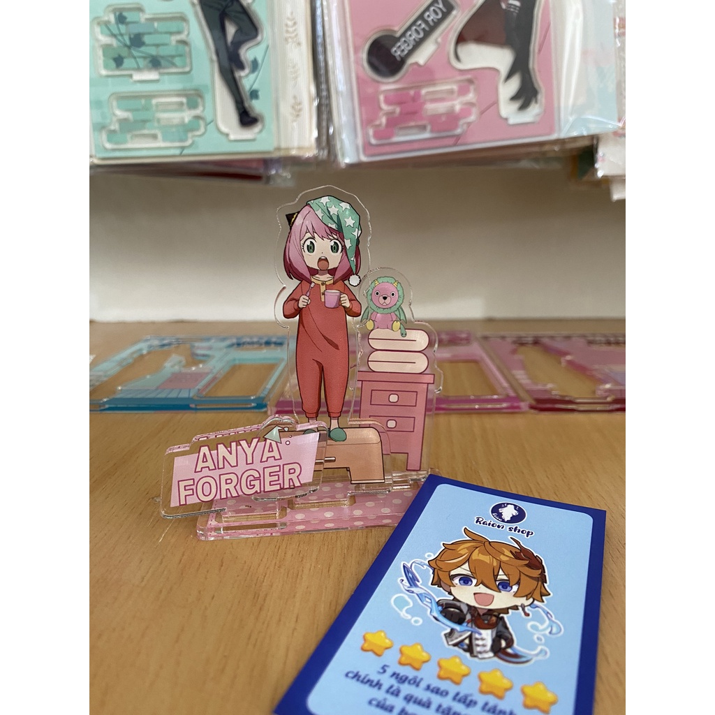 Mô Hình Standee Acrylic Mica Anime Spy x Family
