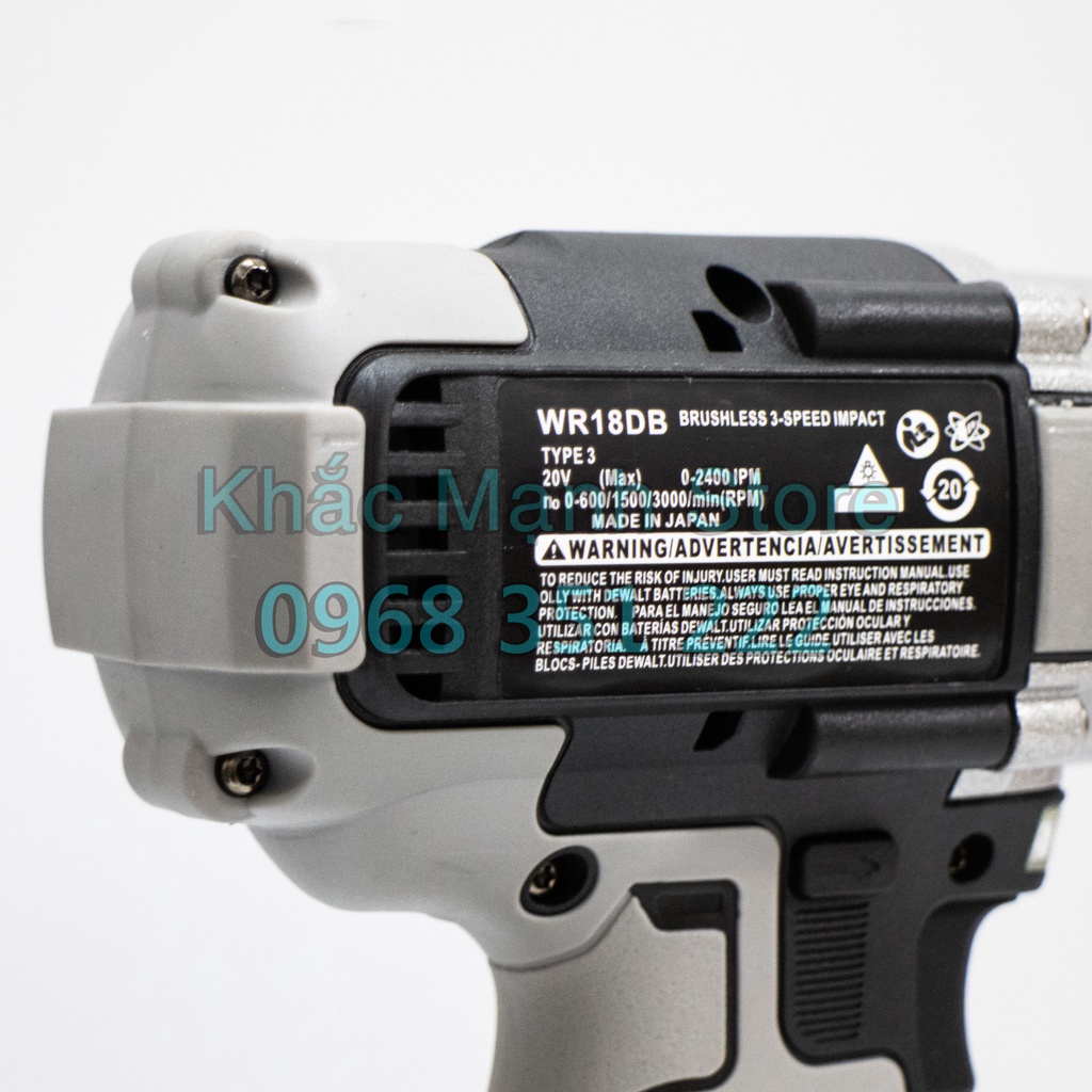 Máy Siết Bulong HITACHI 20V - Lực Siết Khủng 960N.m - Động Cơ Không Chổi Than