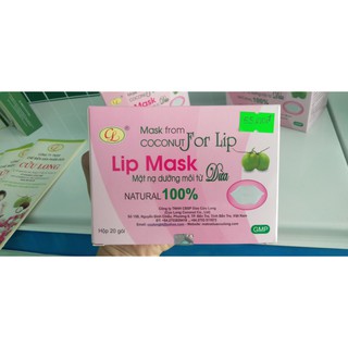 Mặt nạ dưỡng môi từ Dừa
