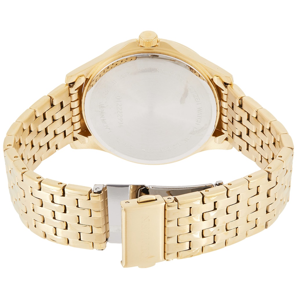 Đồng Hồ Citizen Nam Chính Hãng, Citizen BF2020 - 51E Dây Thép Full Lịch Mặt Đen.