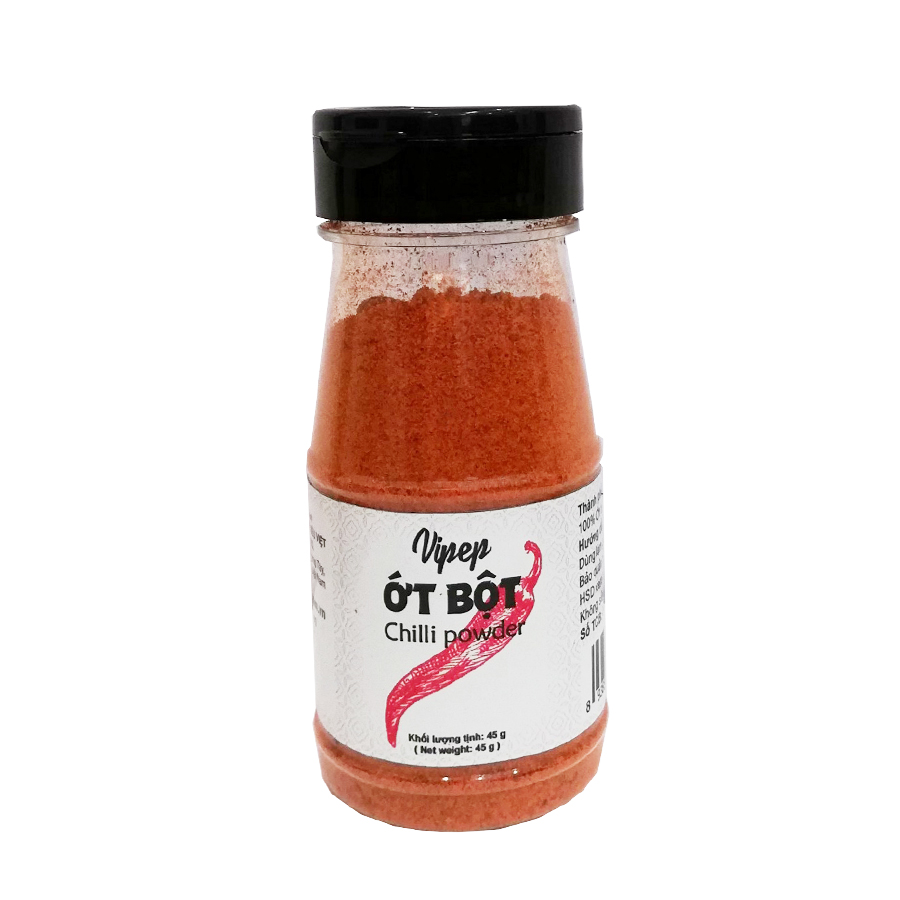 Ớt Bột Vipep 45gr - Ớt bột xay mịn đảm bảo chất lượng