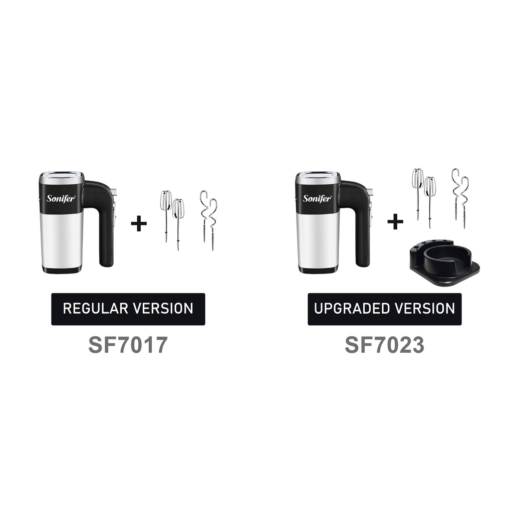 Sonifer SF-7017 Máy Đánh Trứng,Tạo Bọt Cà Phê, Đánh Bột Làm Bánh, Cầm Tay 5 Tốc Độ Cực Mạnh, Êm Ái