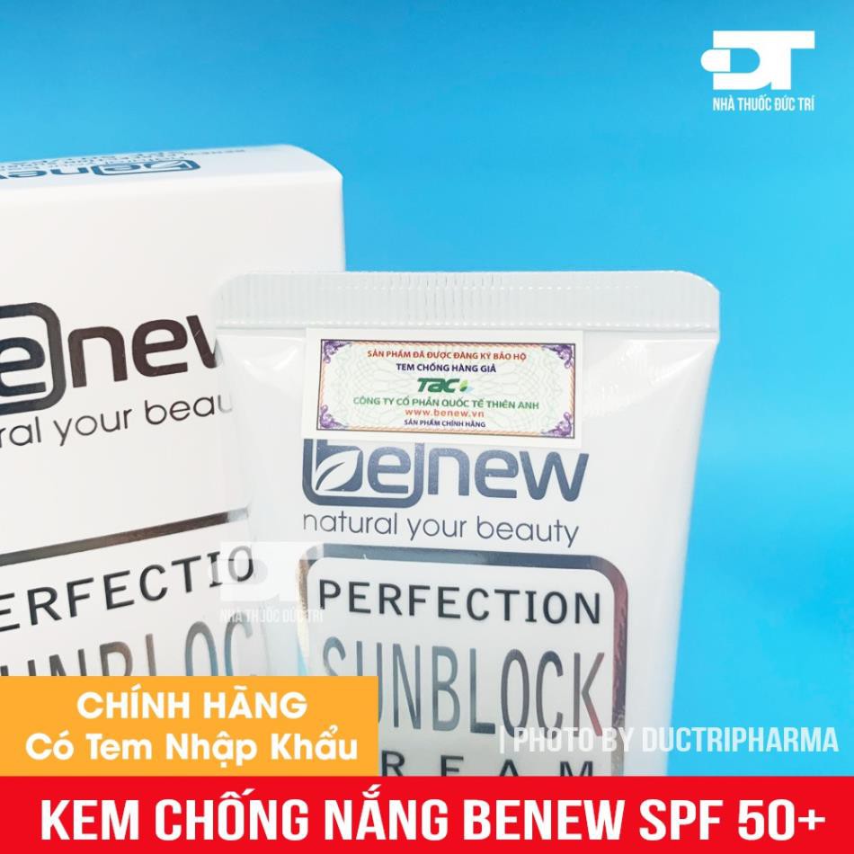 Kem Chống Nắng Kiềm Dầu Lên Tone Không Nhờn Dính BENEW 50ml SPF 50 PA +++