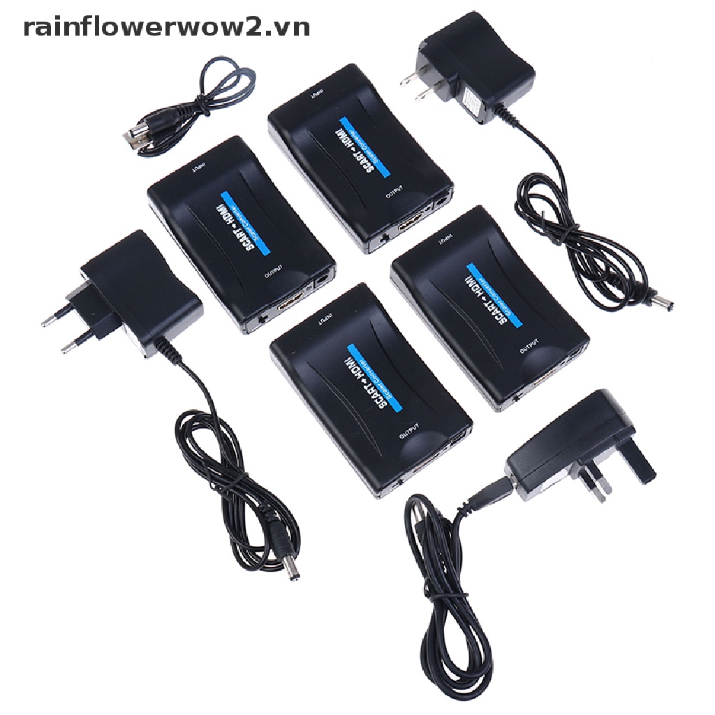 Đầu Chuyển Đổi 1080P Scart Sang HDMI Chuyên Dụng Cho HDTV Sky Box STB