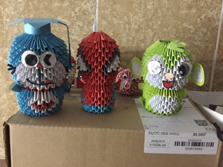 Giấy Origami 3d