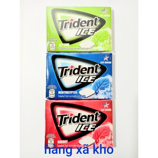 kẹo cao su Trident ice vĩ 11,2 gr 3 vị