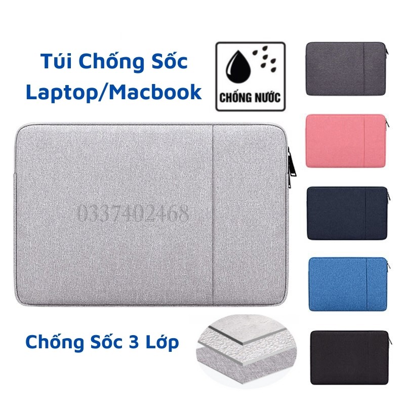 Túi Chống Sốc Đựng Laptop/Macbook/Untralbook Chống Nước Chính Hãng Anshok