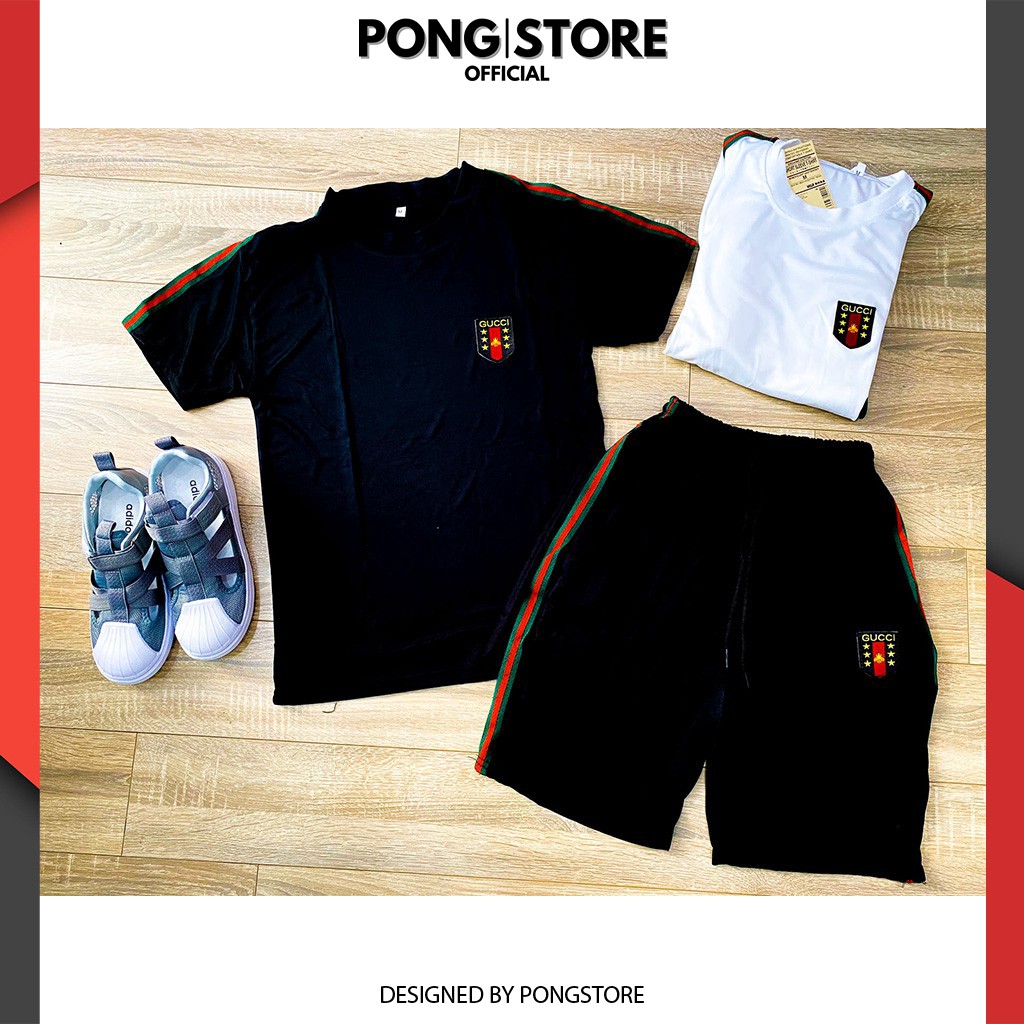 Bộ thể thao nam FREESHIP Set thể thao nam đẹp GC mặc nhà chất thun co giãn tay ngắn form rộng pongshop
