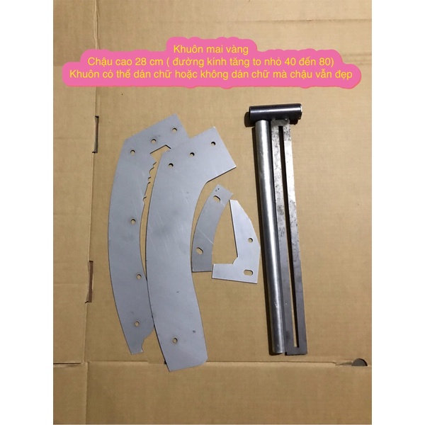 Khuôn chậu cảnh đa năng H28cm