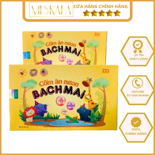 Cốm ăn ngon Bạch Mai NEW Giúp Bé Ăn Ngon, Trẻ Hết Biếng Ăn, Tăng Cân, Tăng hấp thu_Chính Hãng (hộp 30 gói)