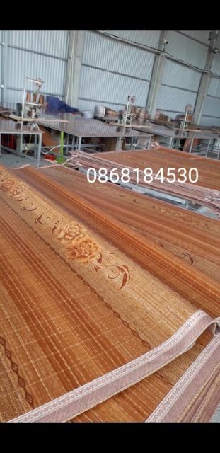 Chiếu Trúc lụa vân gỗ 0,8m ,0,9m,1m,1,2m,1,4m,1,5m,1,6m,1,8m,2m