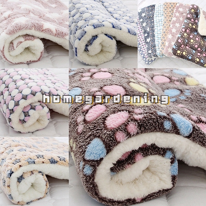Thảm Lông Mềm Mại Dày Dặn Giữ Ấm Có Thể Giặt Sạch Dành Cho Thú Cưng