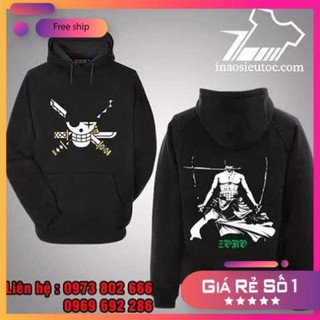 [HOT] Áo khoác áo hoodie Zoro One Piece giá siêu rẻ nhất vịnh bắc bộ