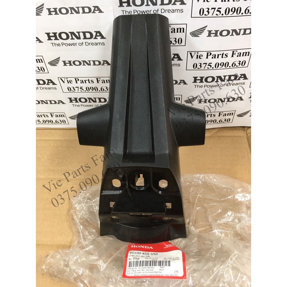 Dè đuôi sau trên Winner X phần gắn đèn soi biển số, Chính hiệu Honda Motor VN