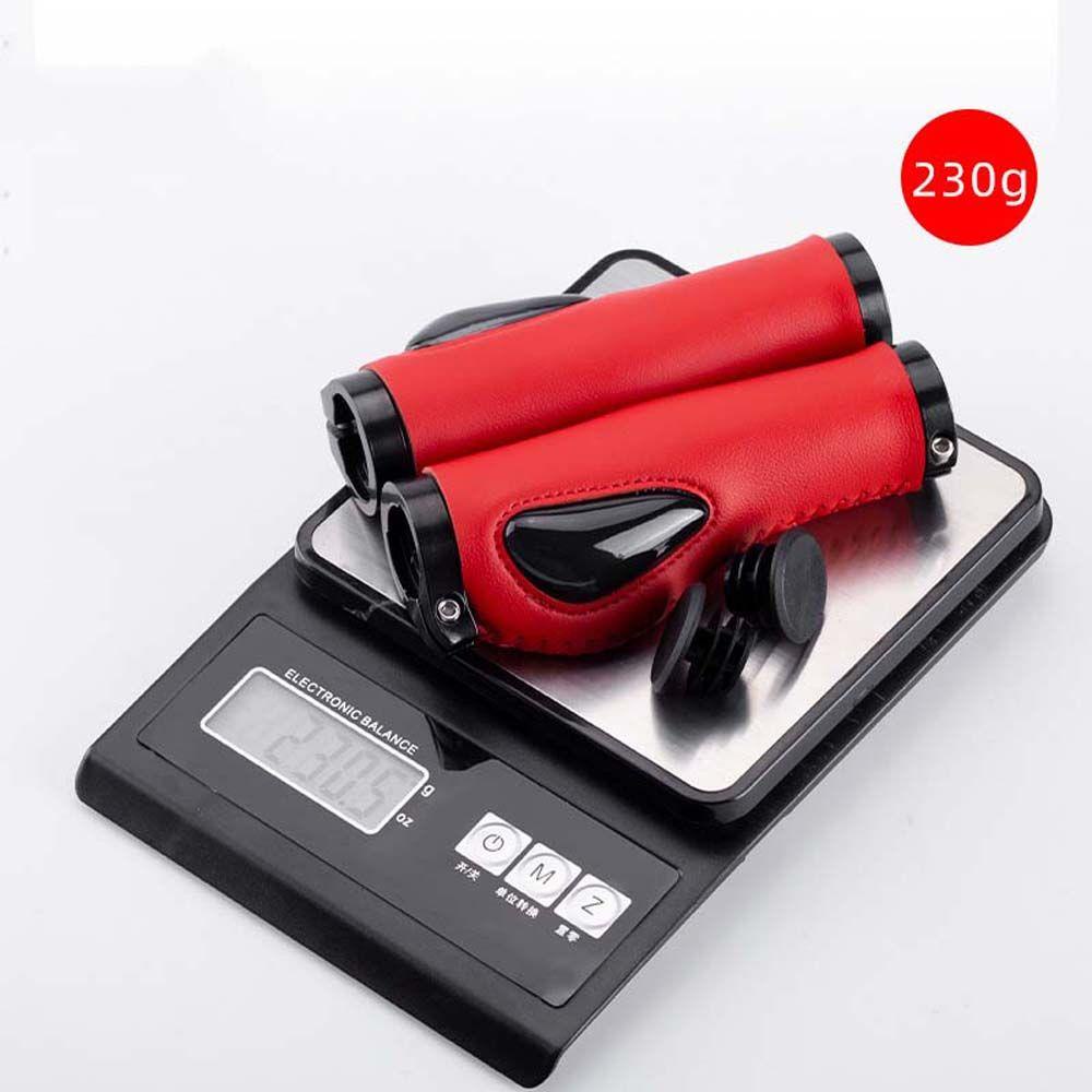 IVORY Tay Nắm Xe Đạp Leo Núi Bằng Da PU Màu Ngà Có Khóa Hợp Kim