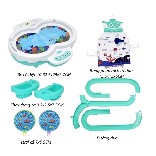 Bộ đồ chơi câu cá tháp trượt cao cấp chơi được với nước cho bé trai và bé gái 2 3 4 5 6 7 tuổi. Đồ chơi trẻ em