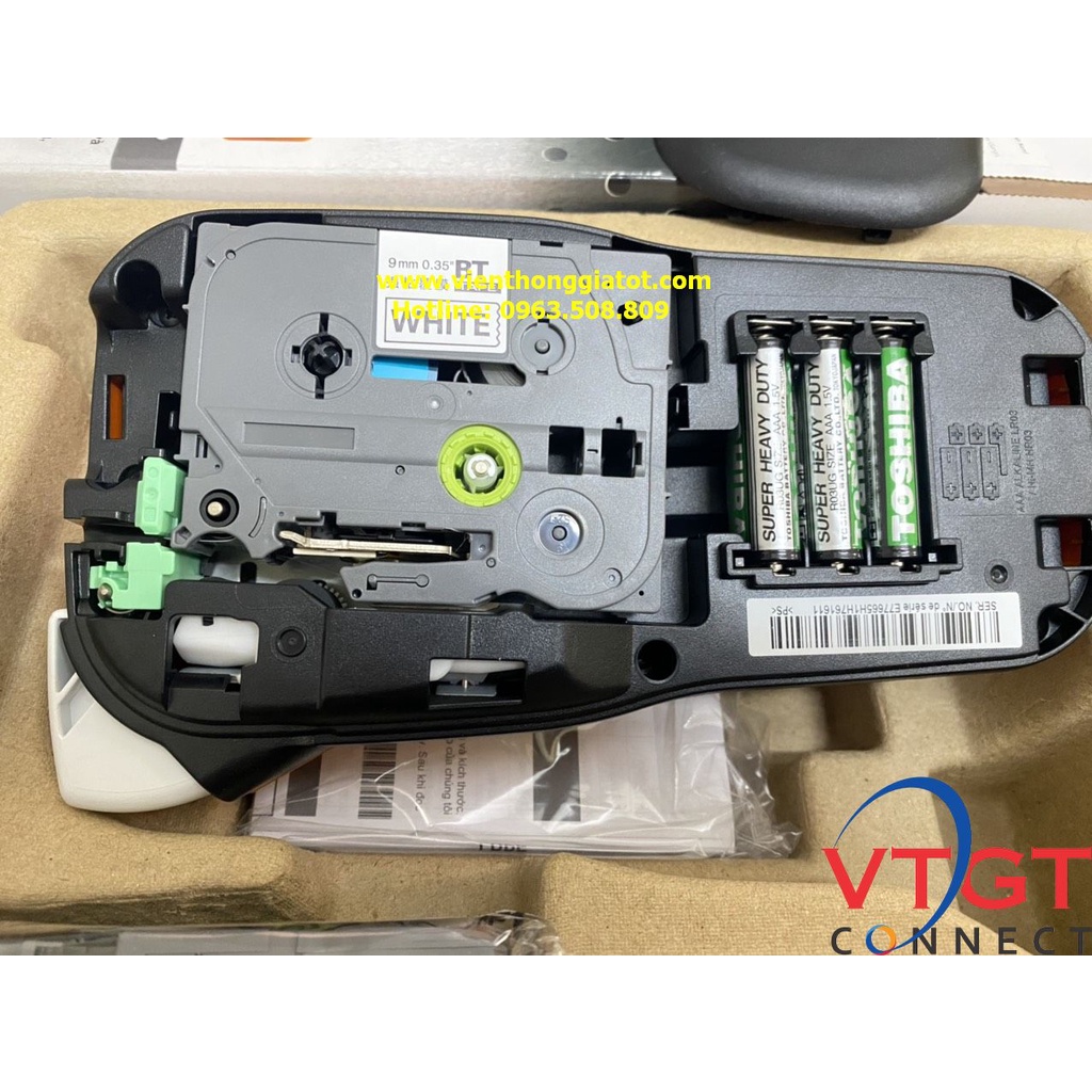 Cuộn nhãn in Brother TZE-231 12mm dùng cho máy in Brother P-Touch