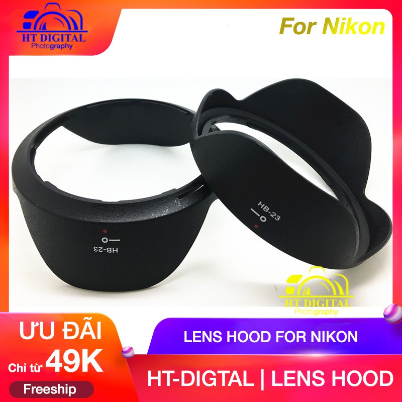 Lens Hood HB-23 for Nikon 12-24mm f4G,17-35 f2.8D, AF-S 16-35mm f/4