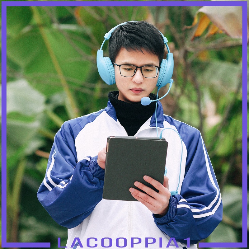 Tai Nghe Chụp Tai Lacooppia1 Có Mic Điều Chỉnh Được Thoải Mái Cho Học Sinh
