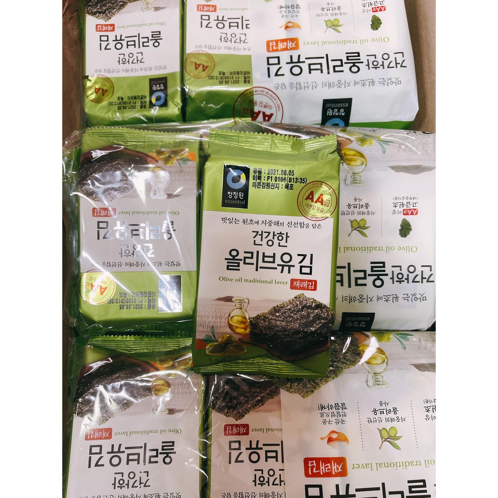 Rong biển ăn liền sấy Essential Hàn Quốc 17k/ 2 gói 5g