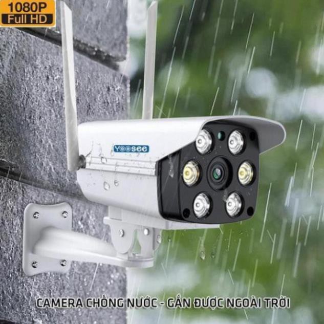 Camera ngoài trời, chống nước Yoosee Full HD 1080P 4 Led trợ sáng đàm thoại 2 chiều