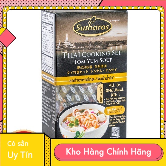 Gia vị nấu món lẩu Thái Tom Yum Sutharos ngon chuẩn vị