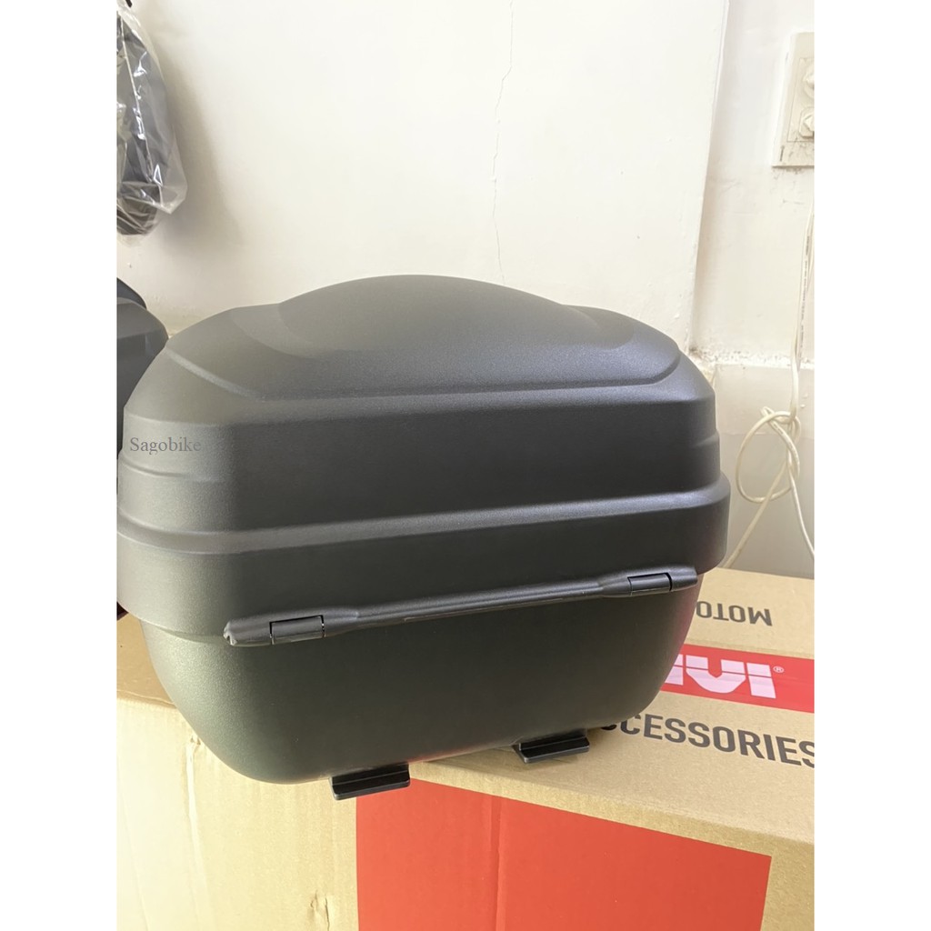 Thùng givi B27NT 27lit, thùng kèm đế đệm, bát gắn, mẫu givi cao cấp bảo hành 2 năm