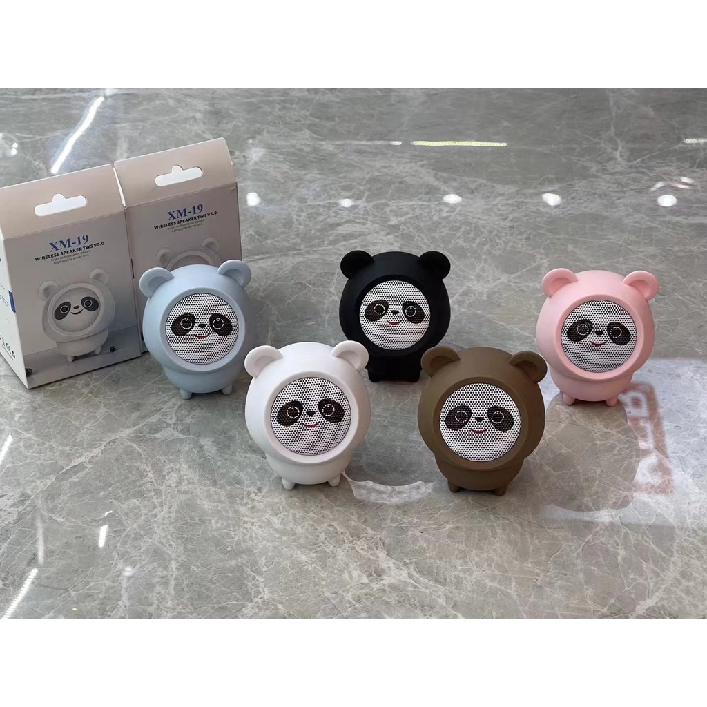 Loa Bluetooth GẤU TRÚC "BĂNG ĐÔN ĐÔN" Không Dây Bass Mạnh Nhiều Màu Dễ Thương Nhỏ Gọn Cực Hot