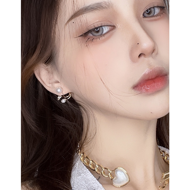 [Augustcloth | AugustJewelry] Bông tai/ Hoa tai đuôi cá hợp kim phong cách Hàn Quốc