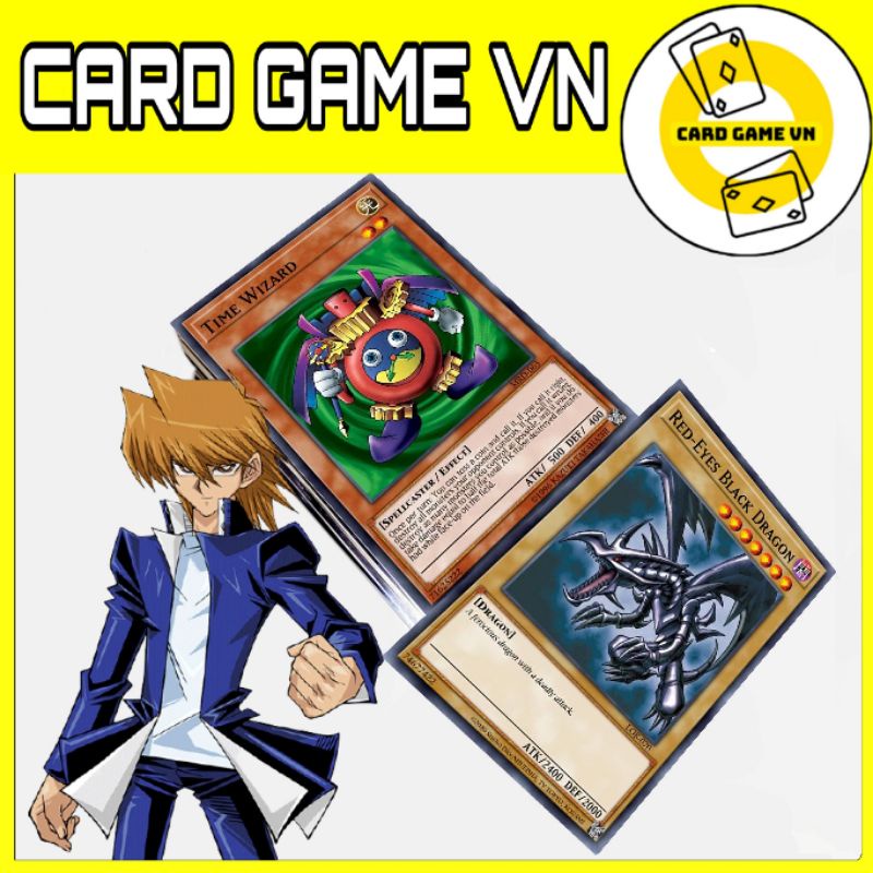 [BÀI IN] Bài YuGiOh - Hộp Thẻ Bài FullBox - Bộ 45 lá bài Jonouchi (Joey Wheeler) trong Legendary Deck 2 - Card Game VN