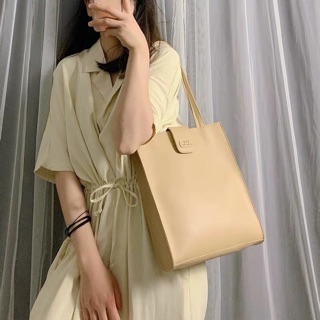 [Ảnh Thật/sẵn] Túi tote da đeo vai bản to đẹp đa năng tiện dụng đi học đi làm