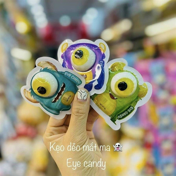 Kẹo có Nhân dẻo con mắt