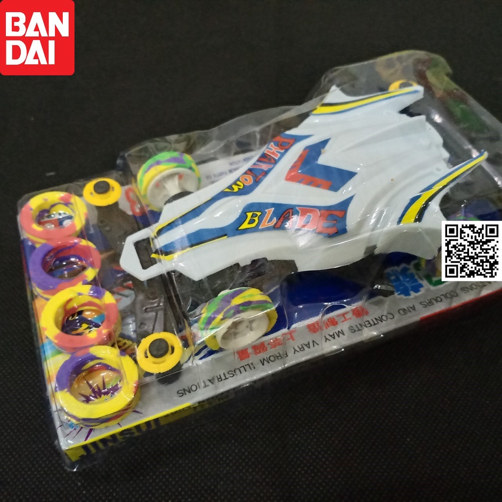 Pin Mô hình Phantom Blade đua xe tuyệt chiêu 4WD Anime Bakusou Kyodai Lets và Go 1805H8