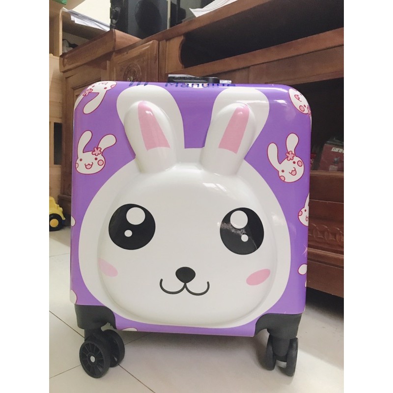 Vali trẻ em-thỏ tím dễ thương