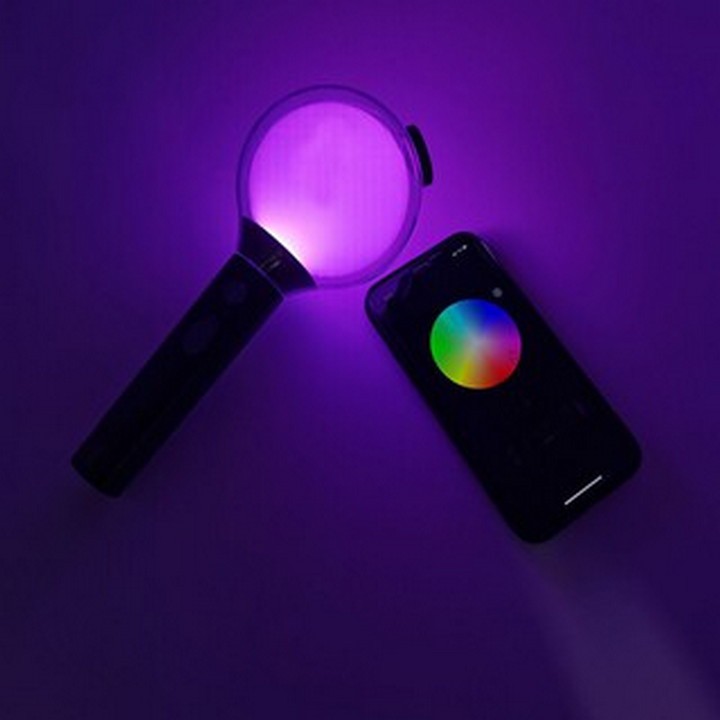 (UNOFF) Lightstick BTS phiên bản đặc biệt  ver 4 Album Map Of The Soul có kết nối Bluetooth đổi màu