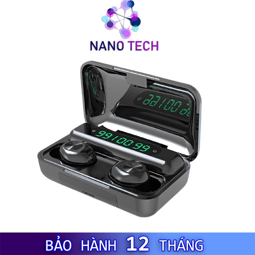 Tai Nghe Bluetooth Không Dây Beartek Bearbuds B22 Chính hãng - Có Nút Cảm Ứng - Bluetooth 5.0 Hiển thị %Pin