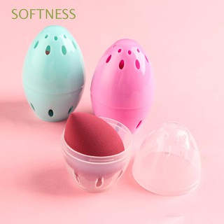 Hộp đựng bông phấn trang điểm hình quả trứng tiện dụng có thể mang đi