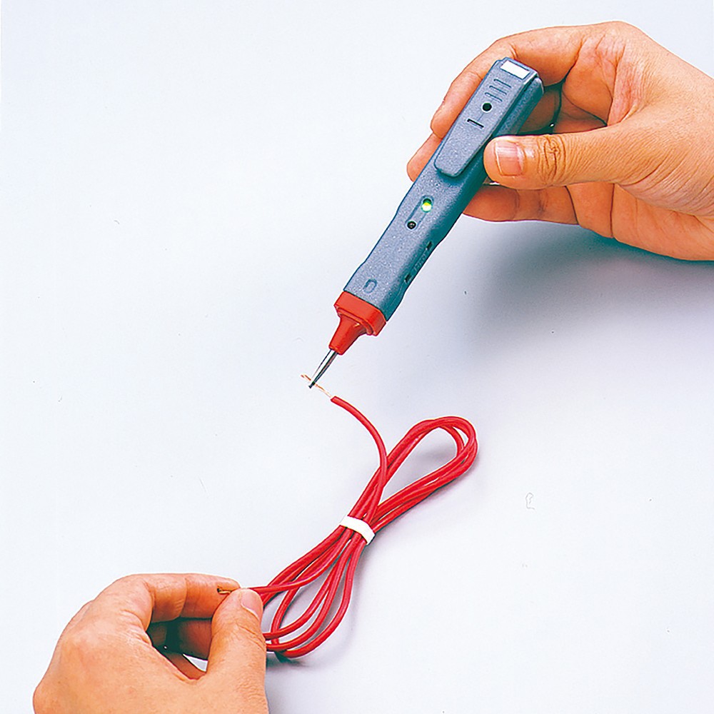 Bút thử điện đèn âm tường hiển thị LED và âm thanh kiểm tra điện áp AC và DC hãng...