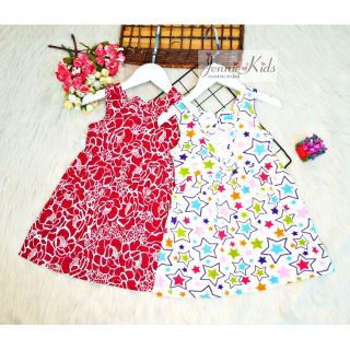 Váy bé gái cotton nơ siêu cute 10-26kg J144