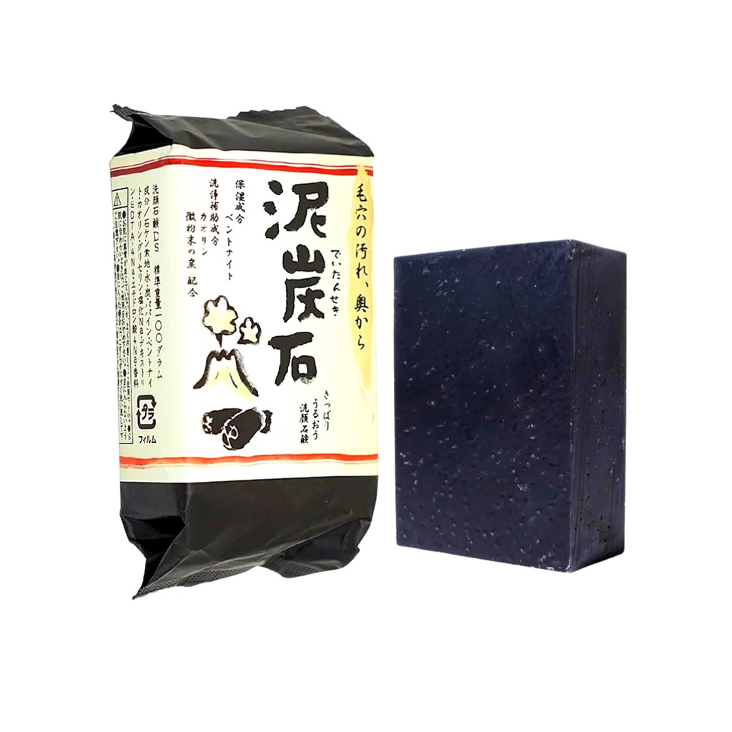 Xà Phòng Pelican Than Bùn Hoạt Tính Deitanseki Nhật Bản - 100g