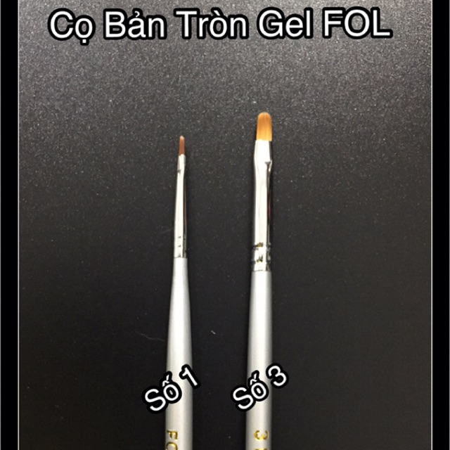 Cọ Bản Tròn Gel FOL