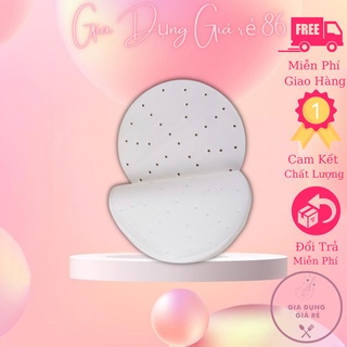 100 tờ giấy nến tròn chống dính lót cho nồi chiên không dầu khuôn làm bánh lò nướng